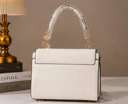 Ivory Bow-Tie Structured Handbag - Image 4